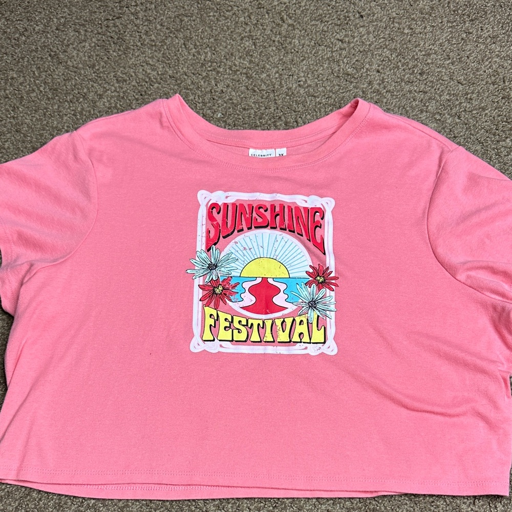 Celebrity Pink Sunshine Festival Graphic Tee